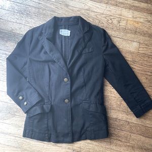 CURRENT/ELLIOTT BLACK BLAZER JACKET